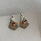Eclectic Beaded Chandelier Earrings