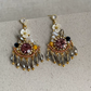 Eclectic Beaded Chandelier Earrings