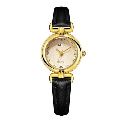 Edith Gold Framed Wrist Watch