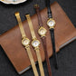 Edith Gold Framed Wrist Watch