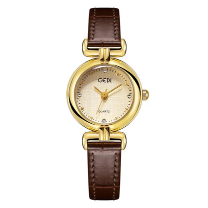 Edith Gold Framed Wrist Watch