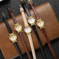 Edith Gold Framed Wrist Watch