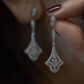 Edwardian Inspired Crystal Earrings