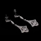 Edwardian Inspired Crystal Earrings