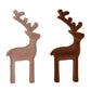 Modern Flocked Reindeer