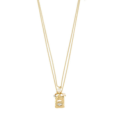 Fire Pendant Necklace 2-in-1