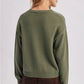 Fish Knit Sweater - Olive