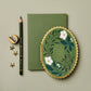 Green Flora Christmas Card