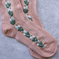 Floral Mesh Socks