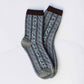 Vintage Stripe Floral Socks