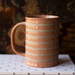 Memento Striped Ceramic Mug