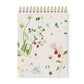 Garden Print Spiral Sketch Pad