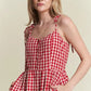 Gingham Dress with Pockets