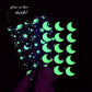 Glow in the Dark Moon Pimple Patches