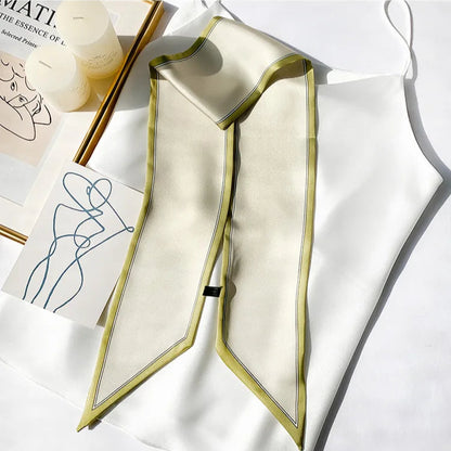 Vintage Inspired Tonal Silky Scarf