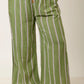 Green Striped Pants