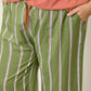 Green Striped Pants
