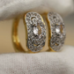 Vintage Style Halo Hoops