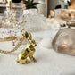 Basil Hare Charm Necklace