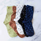 Tonal Heart Socks