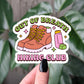Hiking Club Sticker