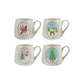 14 oz Stoneware Holiday Mug