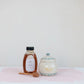 Stoneware Honey Jar w/ Wood Dipper
