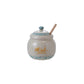Stoneware Honey Jar w/ Wood Dipper