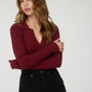 Long Sleeve Polo Shirt with Horse Embroidery