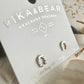 Tiny Horseshoe Studs in Sterling Silver