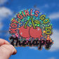 Hot Girls Sticker - Holographic Glitter