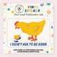 To Be Born Vinyl Sticker