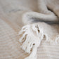 Kantha-Stitch Throw in Chambray