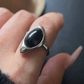 Irregular Cast Silver Ring