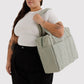 Baggu Cloud Carry On - Sage Stripe