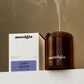 Moodgie Candle: Leather + Violet