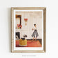 Janet Hill 'Lisette vs The Skunk' Art Print