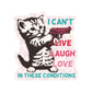 Live Laugh Love Kitten Sticker