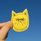 Snitty Kitty Sticker - Live Laugh Love