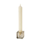 Luca Grey Glass Candlesticks