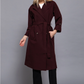 Maroon Trench Coat