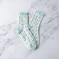 Pastel Floral Print Socks