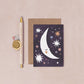 Moon Mini Greeting Card