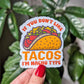 Nacho Type Sticker