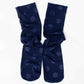 Sheer Navy Polka Dot Socks