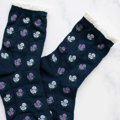 Antique Floral Socks