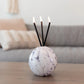 Everlasting Candle SET in White Marble