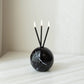 Everlasting Candle Neva Vase - Black Marble