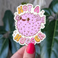 Hugger Pufferfish Sticker
