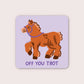 Off You Trot Vinyl Sticker